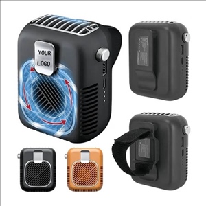 Portable Rechargeable Waist Fan With Mobile Power For Outdoor